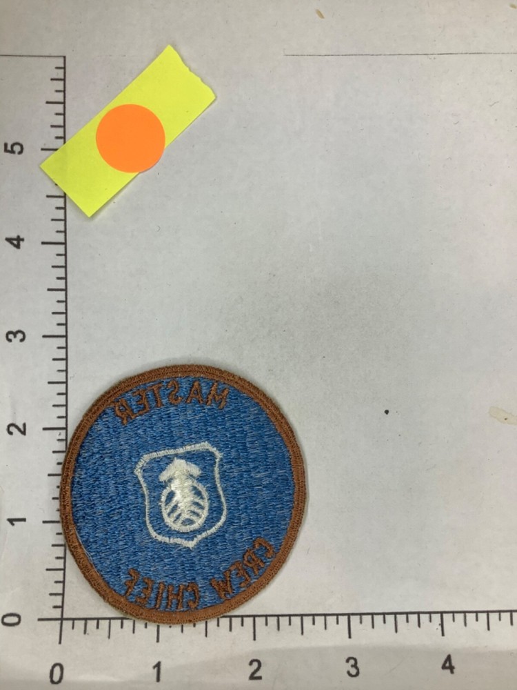VINTAGE USAF MASTER CREW CHIEF SQUADRON PATCH