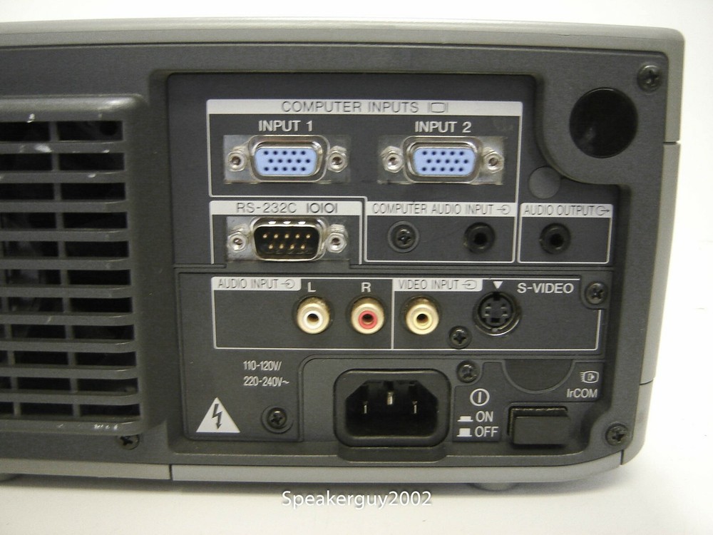 Sharp NoteVision Projector / XG-NV5XB / 912314127 -- CC