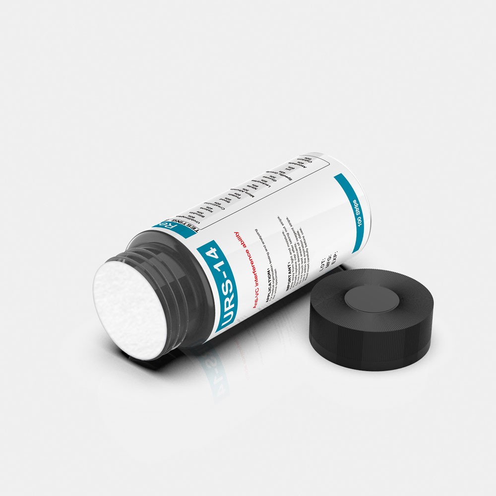Professional 100pcs 14-in-1 Reagent Urinalysis Strips 14 Parameters Test Strips