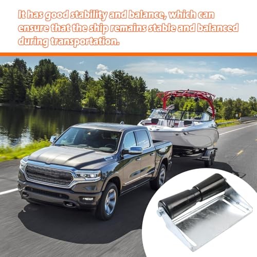 5-Boat Trailer Rollers with Panel Brackets Assembly, Keel Roller 12 Inch