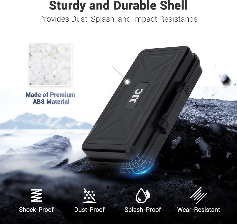 Multi-Function Camera Battery Memory Card Storage Case for 6 SD Card,6 Cfexpr...