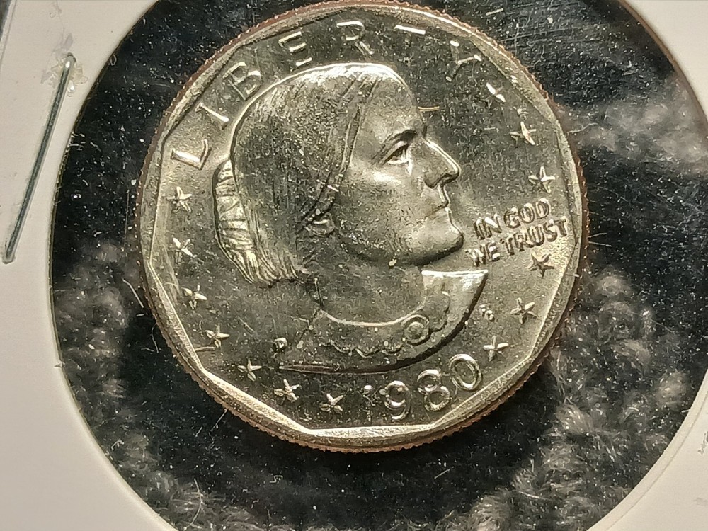 1980 D Susan B Anthony Dollar BU