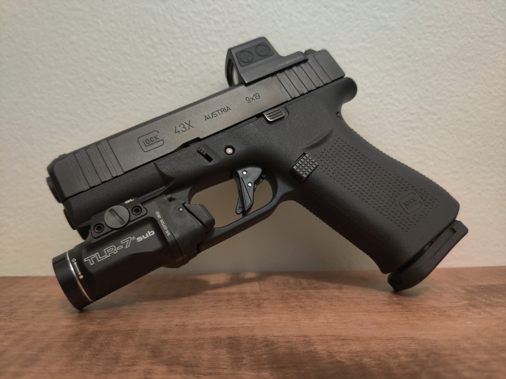 Glock 43 43x 48 Mos Flat Face Trigger