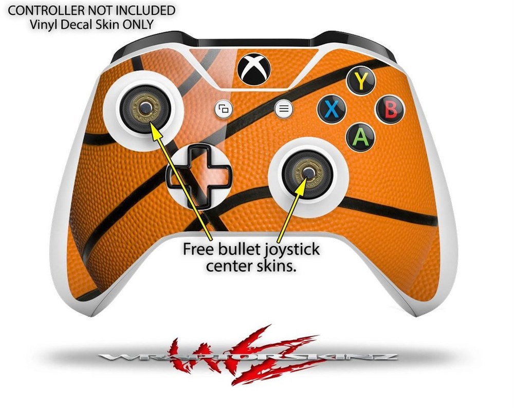 Skin XBOX One S Console Controller Basketball