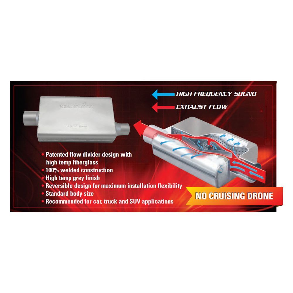 Exhaust Muffler AP Exhaust 88107CB