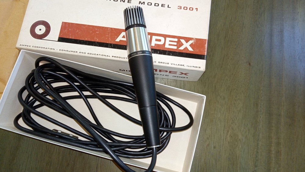 Ampex Model 3001 Microphone looks hardly used