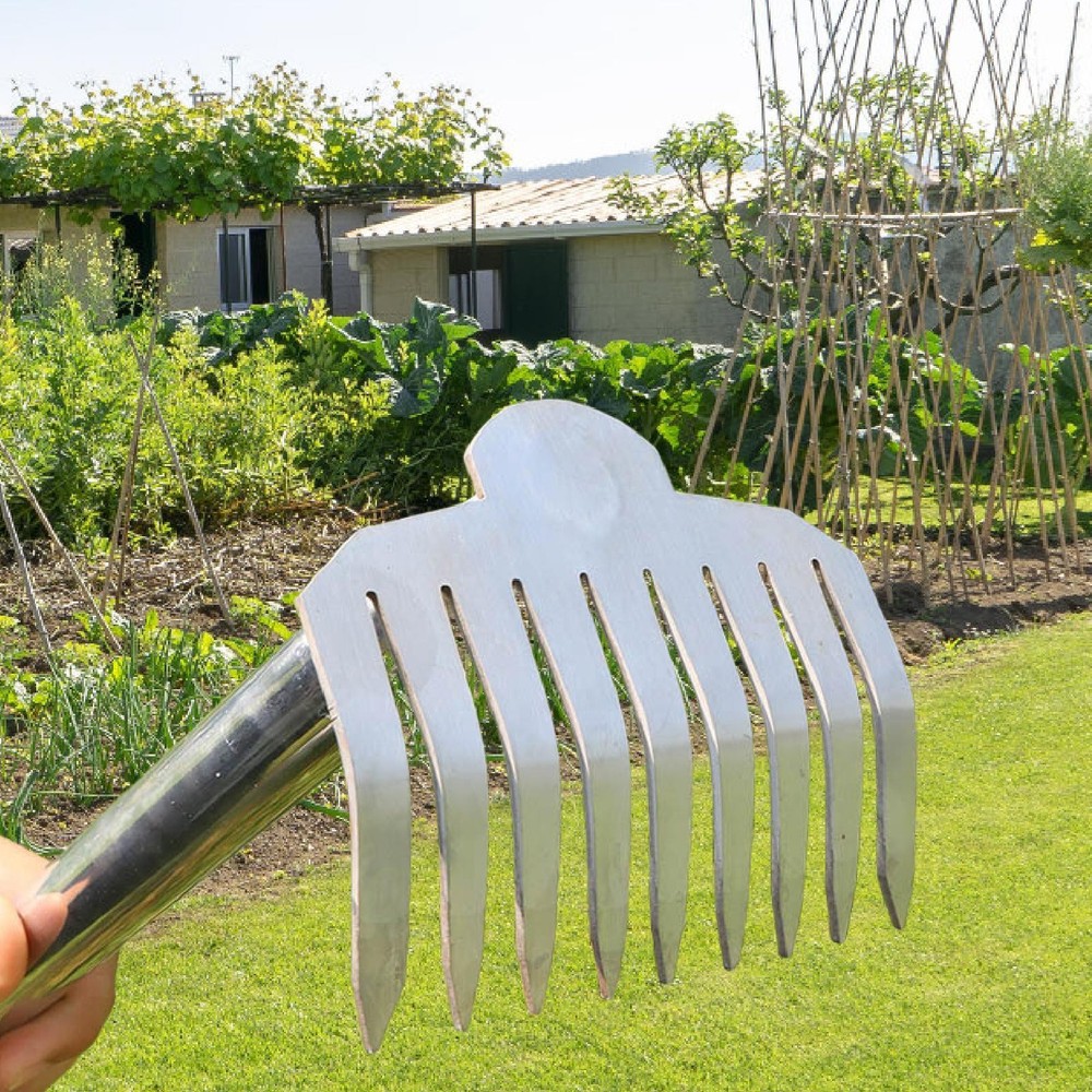 Weeds Puller 9 Claw Multifunctional Weeds Picker Portable Easily Remove Weeds