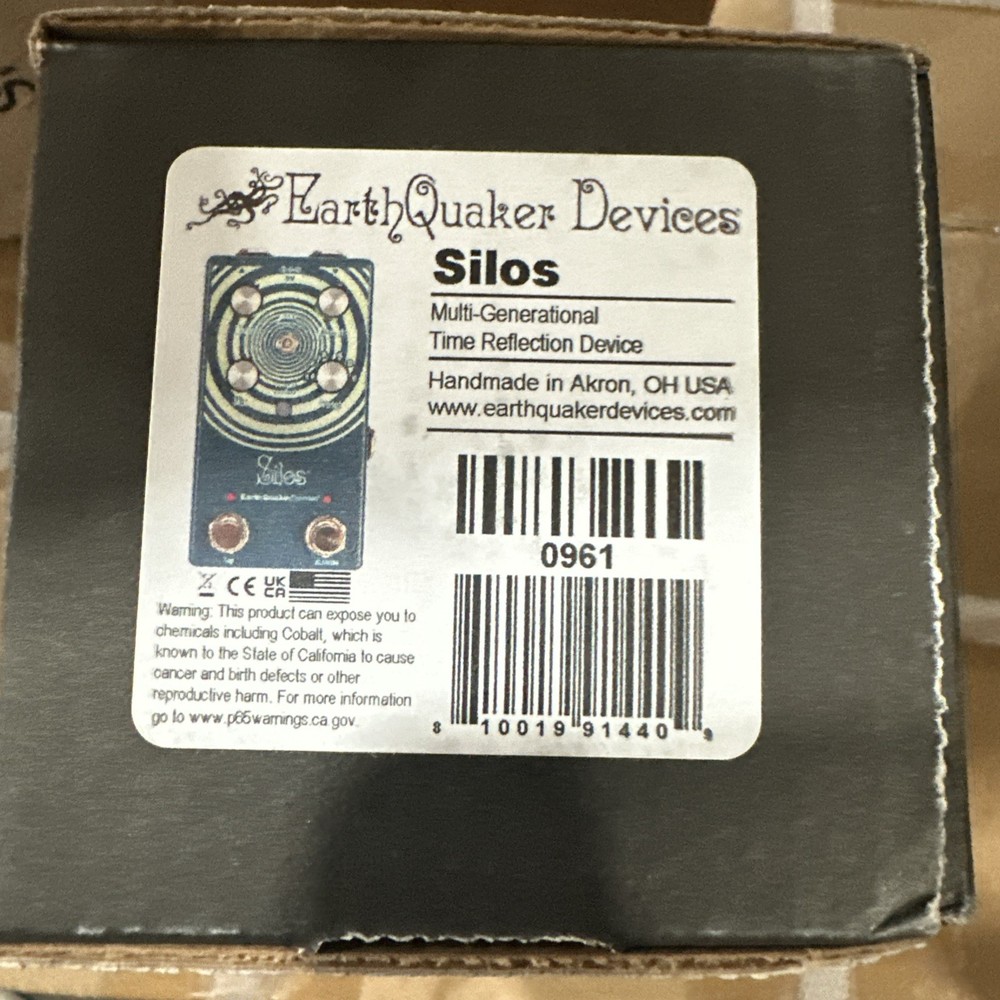 EarthQuaker Devices Silos Multi-Generational Time Reflection Device Delay Pedal