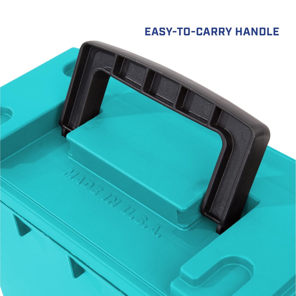 Sheffield 12633 Ammo Storage Box, Stackable .30 Cal Field Boxes, Water and Du...