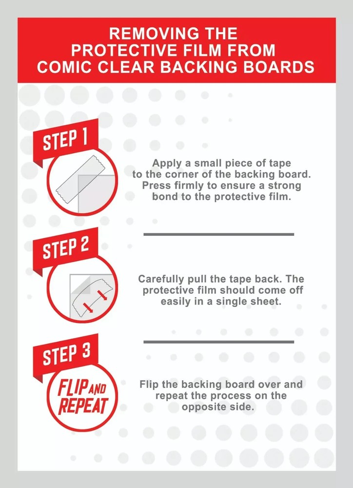 5 Clear Comic Book Backing Boards Silver Age Clear Plastic Comic Book Boards
