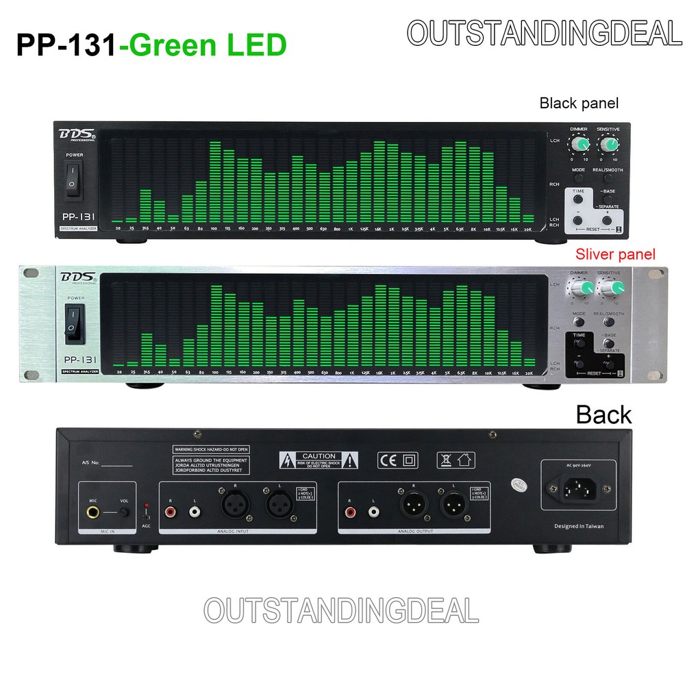 BDS PP-131 / PP-31 Digital Audio Spectrum Analyzer Display VU Meter 31-Segment