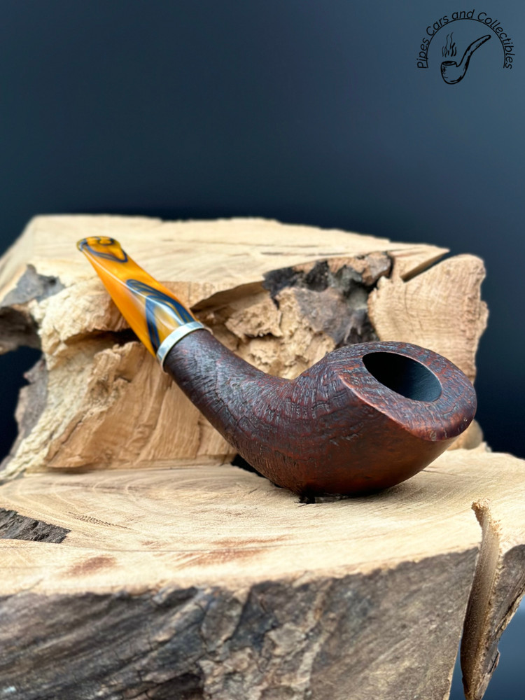 Thomas Martin Sandblasted Freehand Smoking Pipe