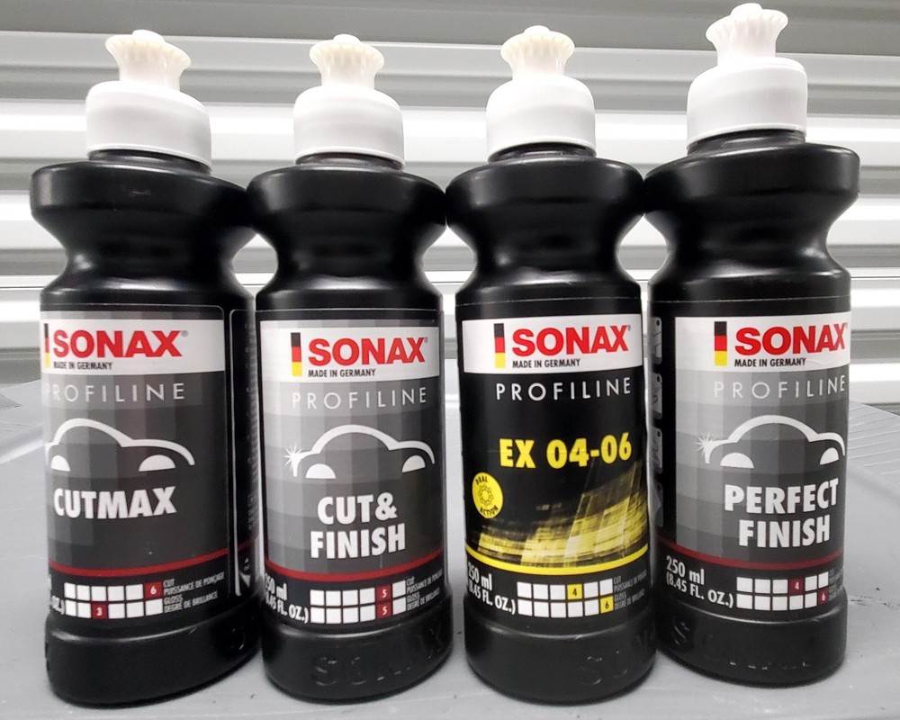 Sonax Bundle Cut Max Cut & Finish EX 04-06 Perfect Finish 8oz New