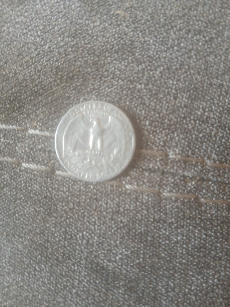 1965 Washington Quarter No Mint Mark Filled "A" Error