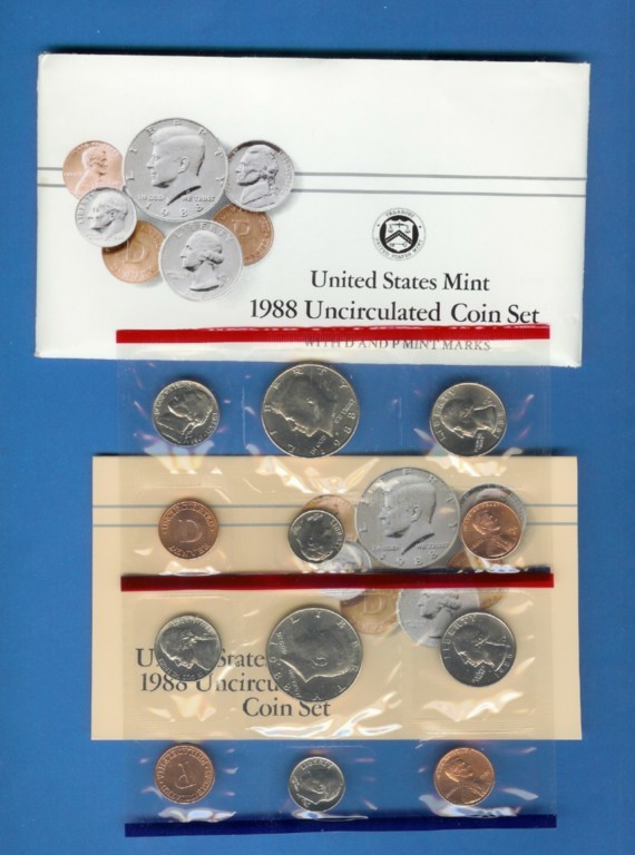1988 Mint Set P & D  - Complete