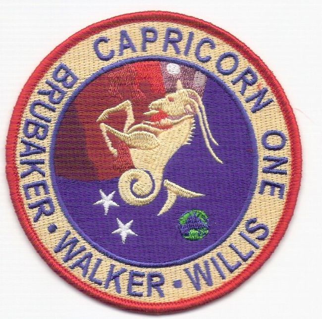 CAPRICORN ONE 4 INCH VEL-KRO PATCH - CAP01V