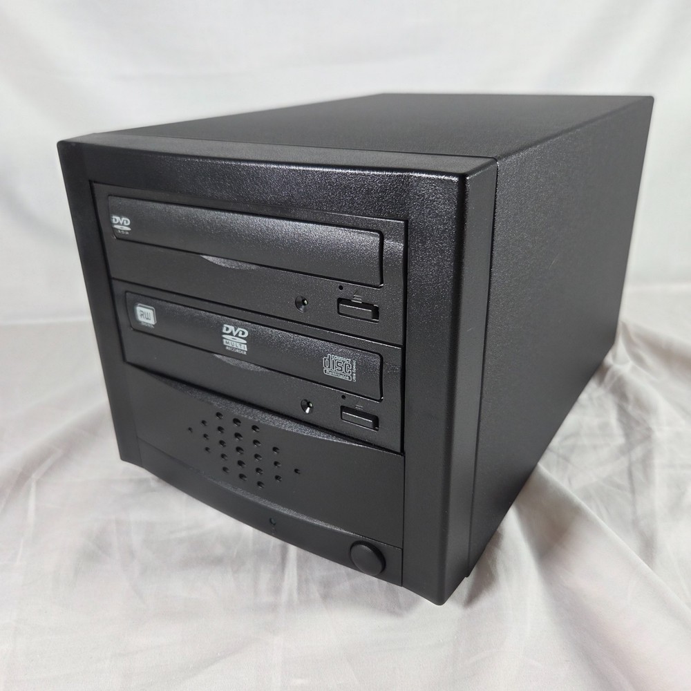Standalone 1-to-1 DVD CD Duplicator Copier Tower | 1 Target Drive | Tested