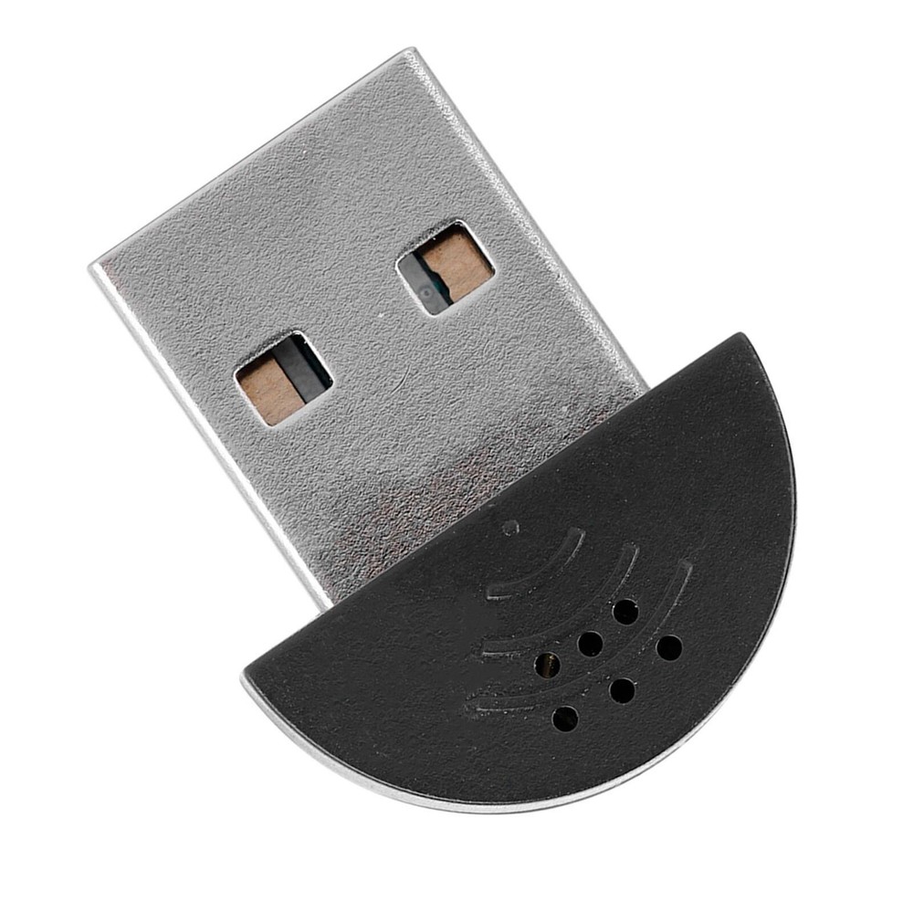 USB Mini Studio Speech Microphone Recording Audio MIC Adapter For Computer PC