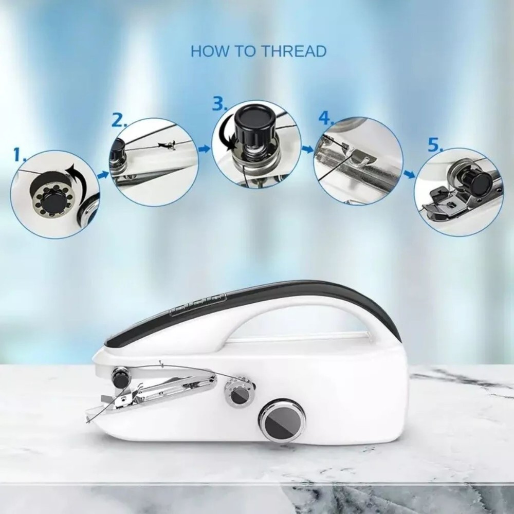Practical Sewing Machine W/Complete Accessory Versatile Fabric Compatibility