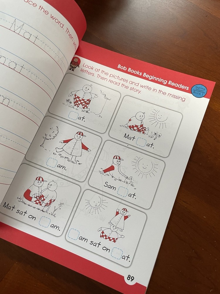 Scholastic Bob Books Beginning Readers Workbook Pre K