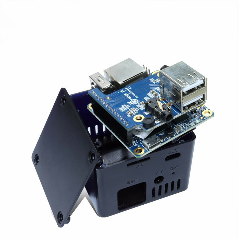 ABS Plastics Shell Cooling Case for Orange Pi Zero and Expansion Board Black