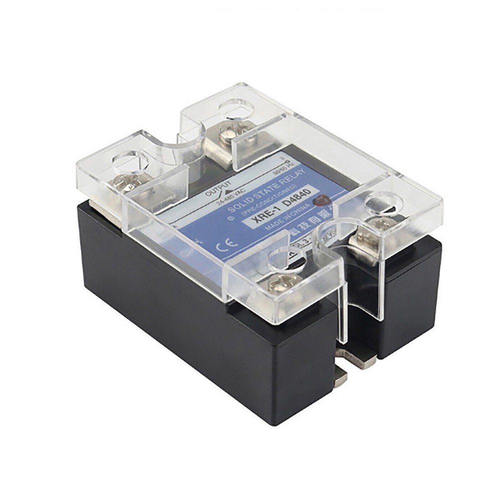 Relay Mute DC Control AC SSR Single Phase Solid State Relay For 3D Printer