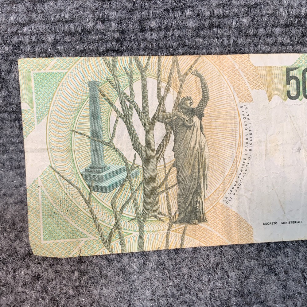 ITALY 1985 5000 LIRE NOTE / BELLINI