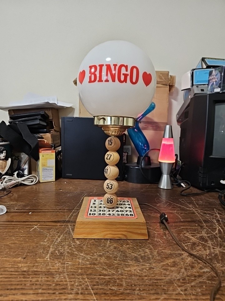 Love Bingo Table Lamp.