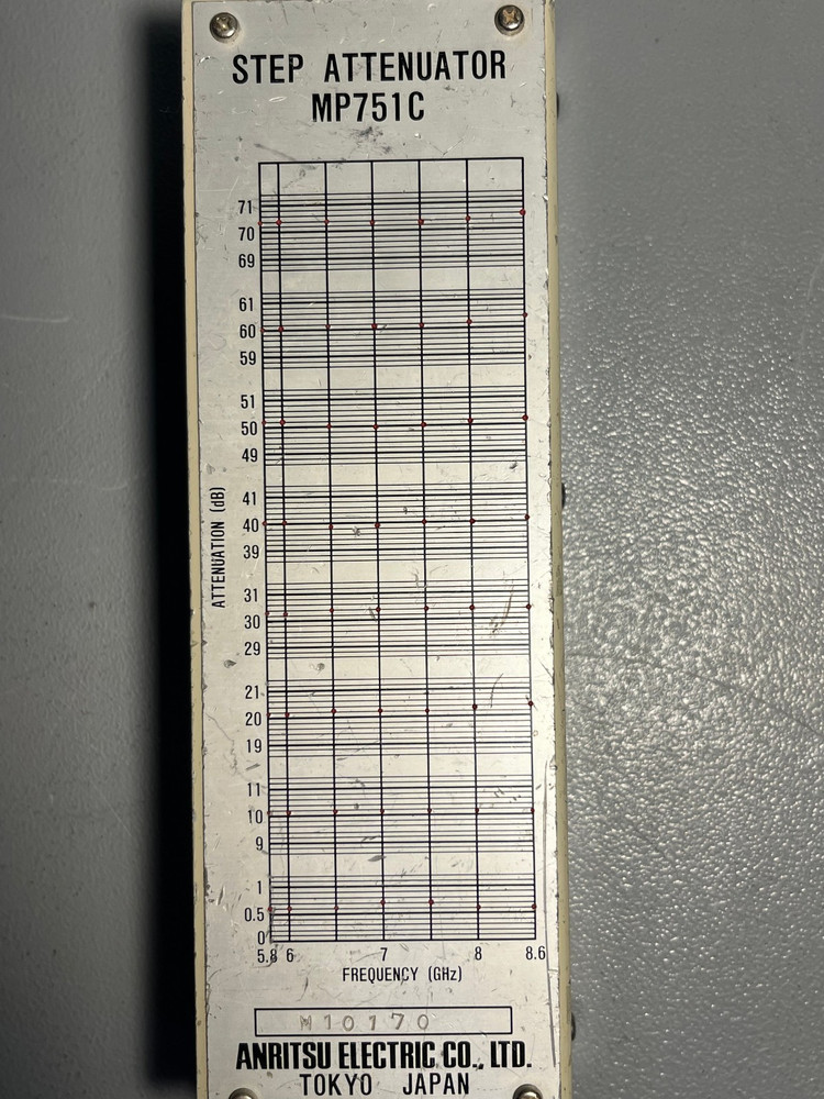 Anritsu Step Attenuator MP751C 71dB 8.6GHz