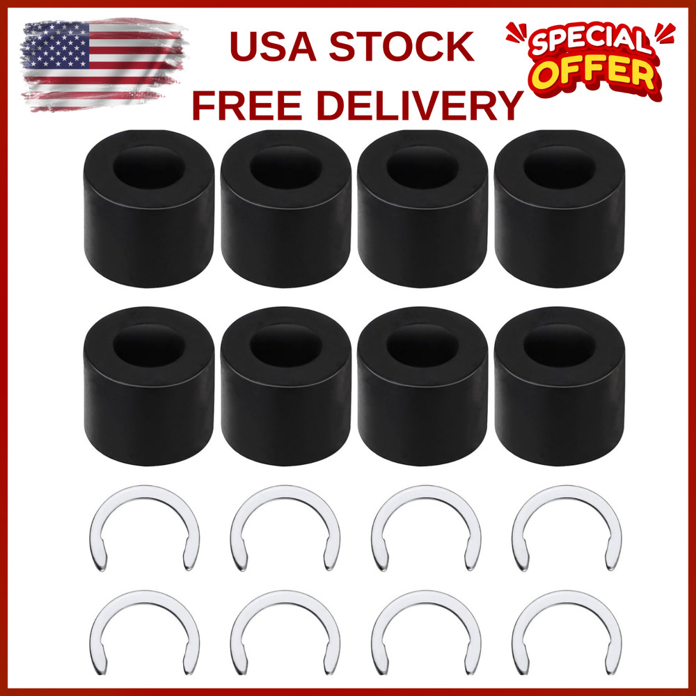 8Pcs Rubber Roller Resolution for Cricut Maker and 8Pcs Rubber Roller Replacemen