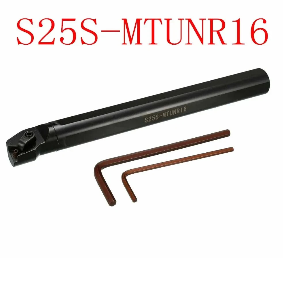 S25S-MTUNR 16R CNC Lathe Internal Threading Boring Bar Turning Tool Holder Black