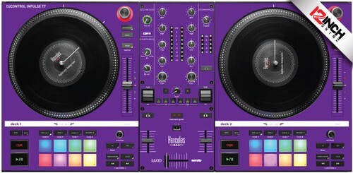 Hercules DJcontrol Inpulse T7 Skin - Purple