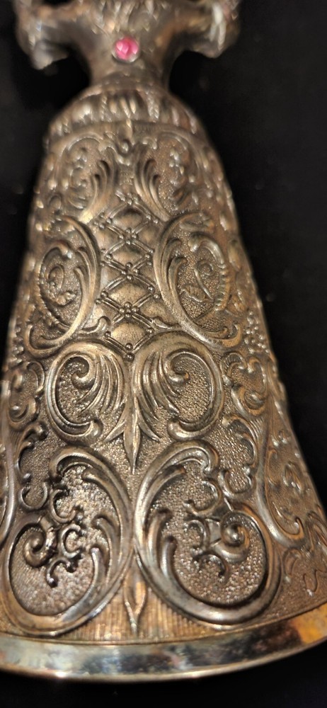 Vintage silver plated double Cup wedding Toasting Goblet Cup - Unsigned