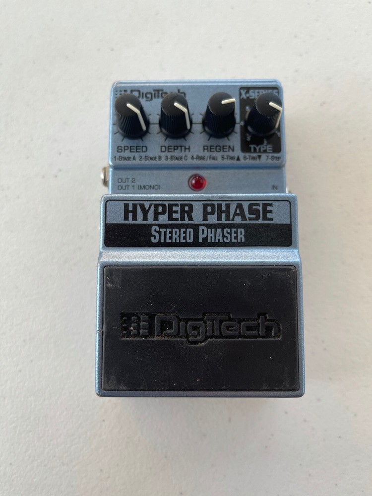 Digitech XHP X-Series Hyper Phase Stereo Phaser 7-Modes Guitar Effect Pedal