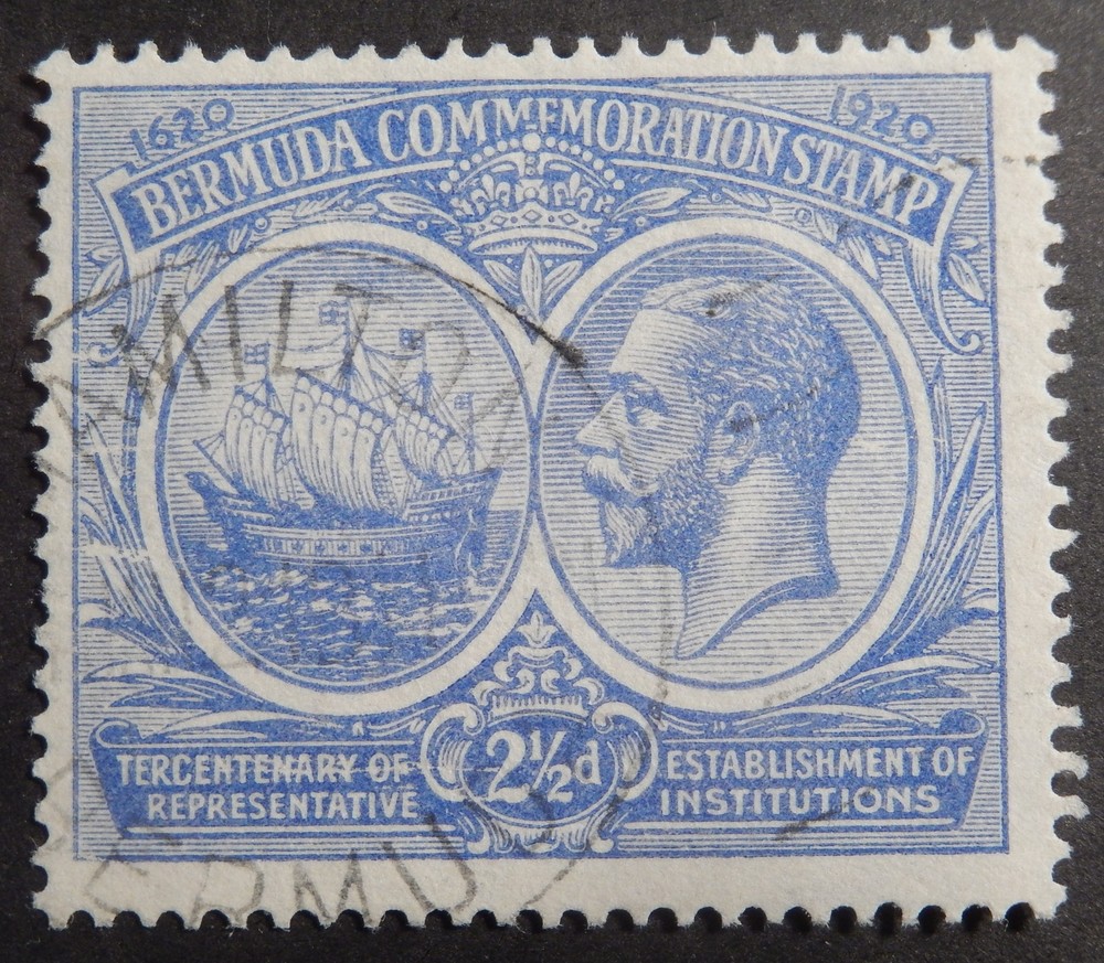 Bermuda Scott # 68, Used, Light Cancel