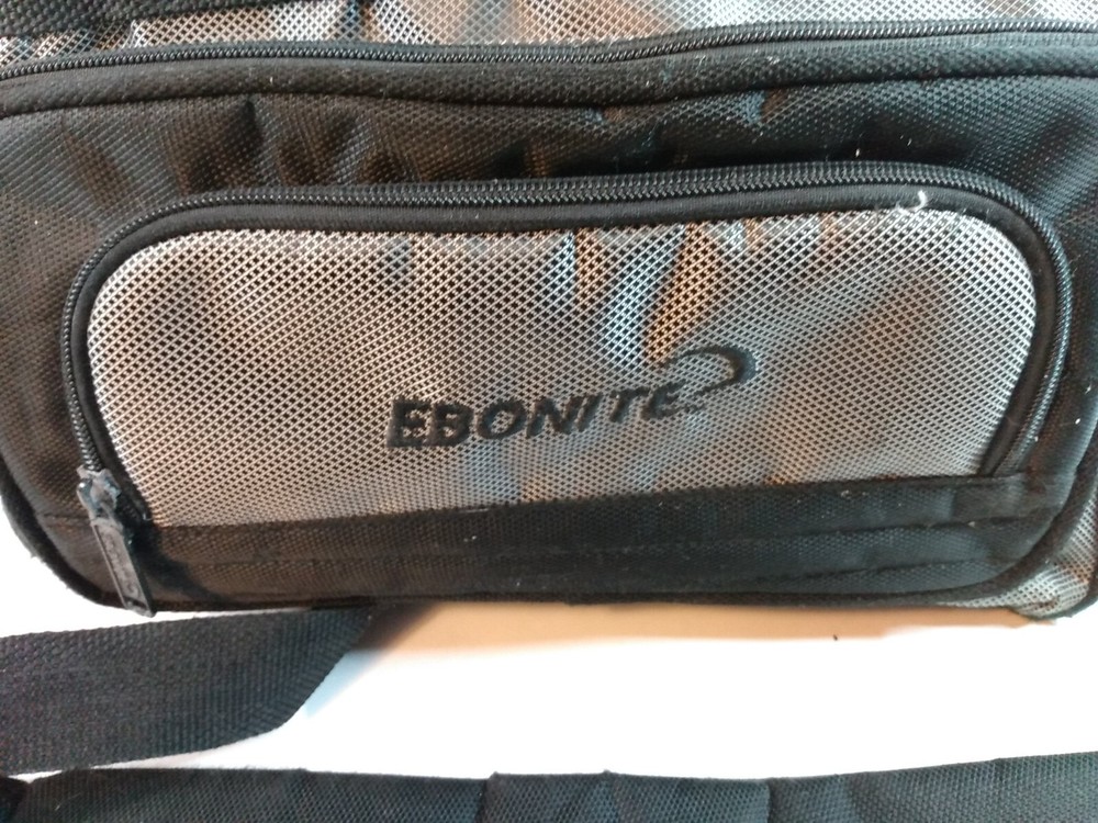 Ebonite Bowling Ball Bag Black Single Ball With Shoulder Strap