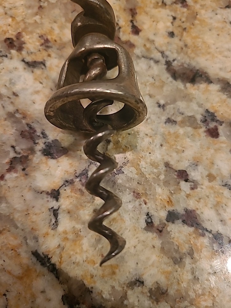 Vintage Wood Handle Corkscrew