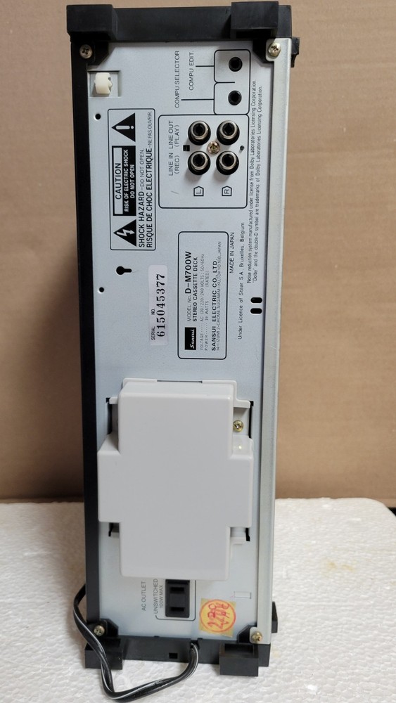 Sansui D-M700W Computer Controlled Stereo Cassette Deck