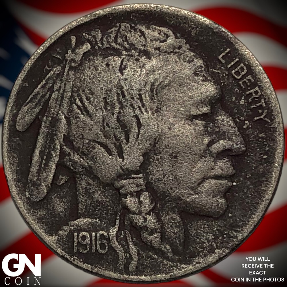 1916 D Buffalo Nickel X4905