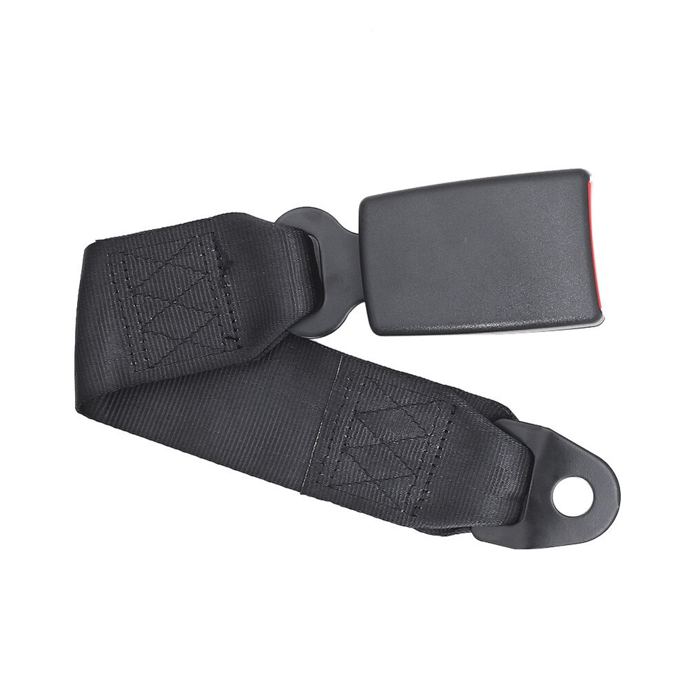 2 Pack Black Universal 3 Point Retractable Adjustable Car Seat Belt