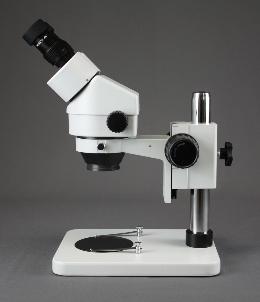 Parco Scientific Binocular Zoom Stereo Microscope, Mechanical Stage, Dual Light