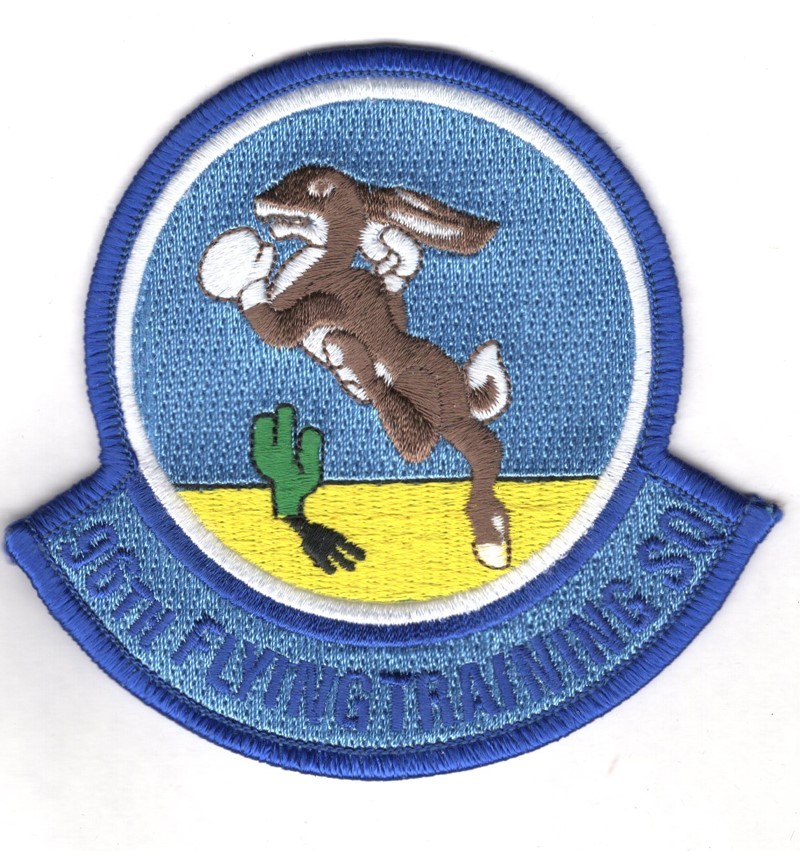 USAF Air Force Patch: 96th Flying Training Squadron - 4" w/white ring