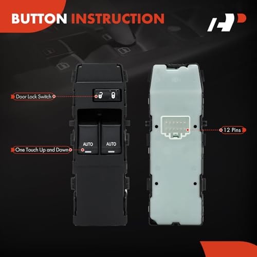 Replacement Driver Power Window Switch for 11-14 Dodge Challenger