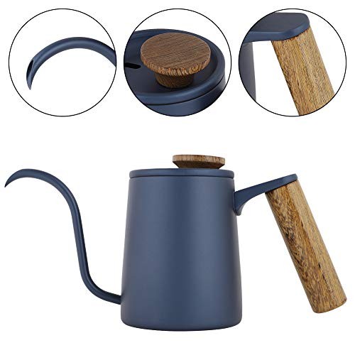 Kettle Temperature Control, Stove Top Kettle for Coffee Tea, 2 Layered Stainl...
