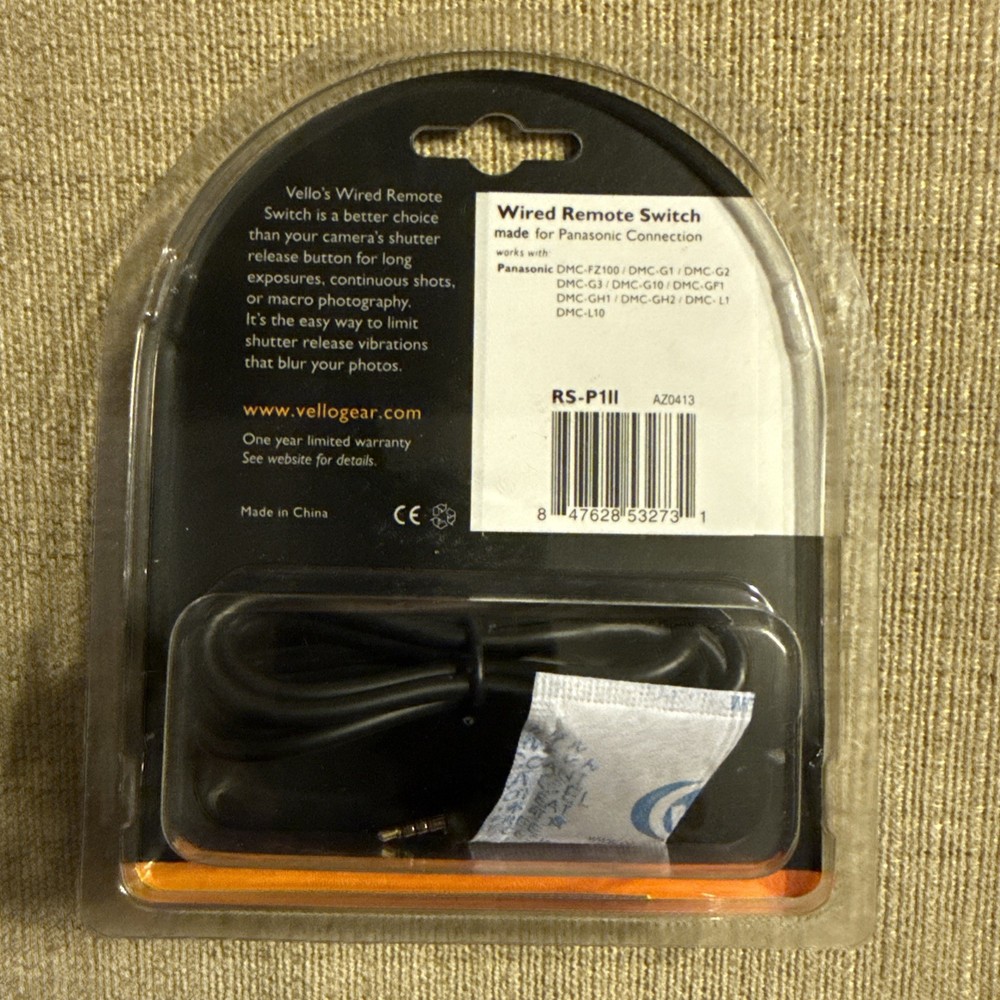 Vello Remote Switch Wired RS-P1II Panasonic Connection New Sealed