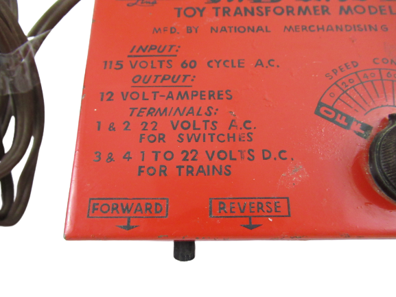 Vintage Pacemaker Choo Choo Pack Model Train Transformer Model 161 A