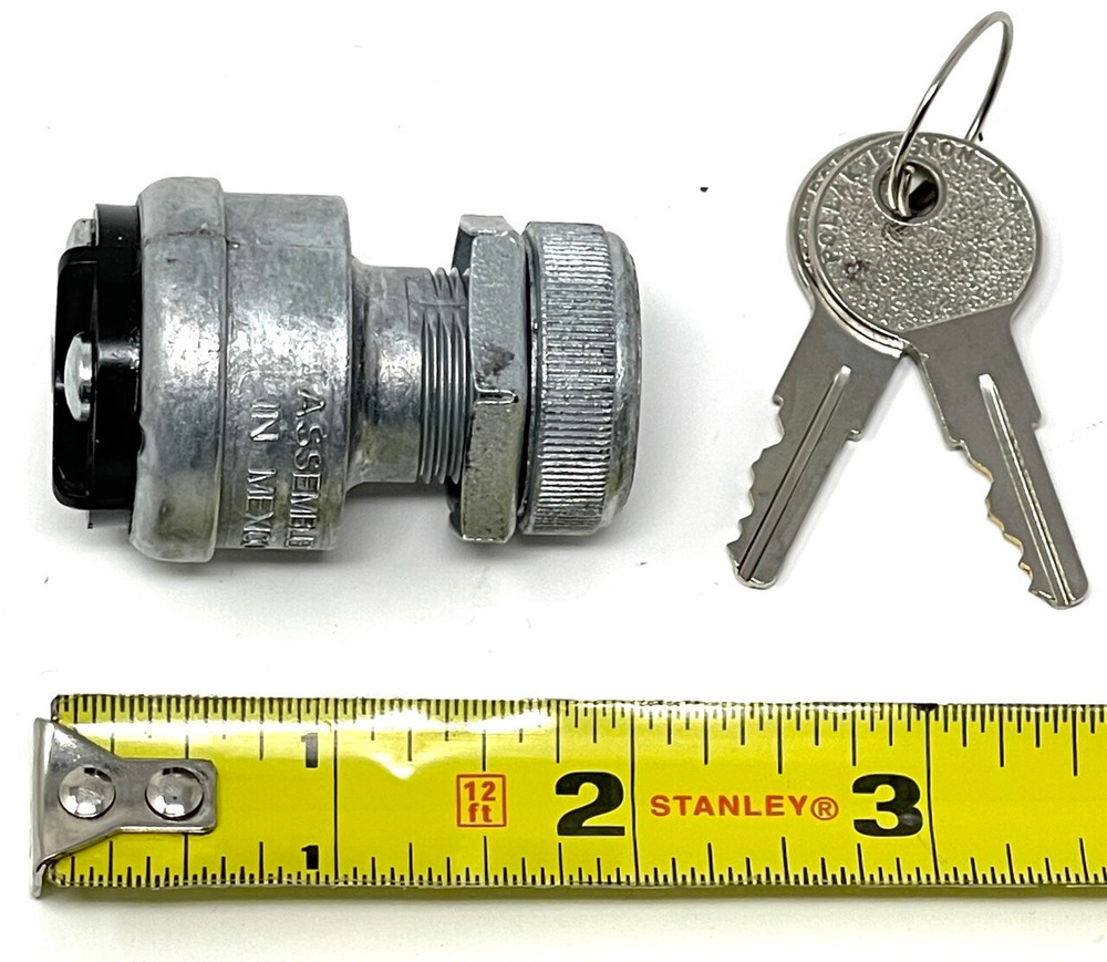 Model A Ford Key switch 3-position Off-Acc-Ign-switch "shorty"