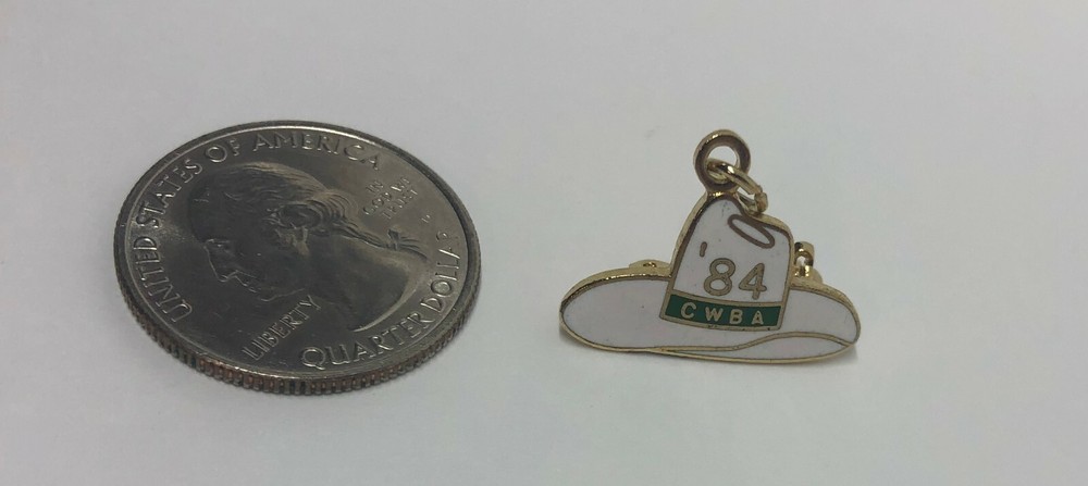 1984 CWBA Bowling Cowboy Hat Pin