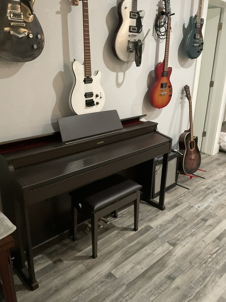 Casio AP-470 Celviano Digital Upright Piano with Bench - Walnut