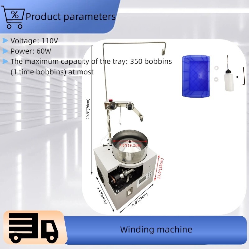110V Automatic Adjustable Textile Line Winding Machine for Textile Industry